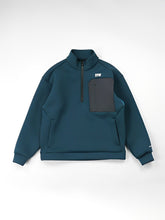 画像をギャラリービューアに読み込む, CARDBOARD MATERIAL HALF ZIP SWEAT