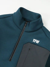 画像をギャラリービューアに読み込む, CARDBOARD MATERIAL HALF ZIP SWEAT