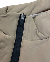 画像をギャラリービューアに読み込む, #NAGG DIAGONAL ZIP PUFFER VEST - BEIGE