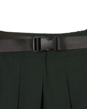 画像をギャラリービューアに読み込む, (WOMEN) THUNDER STRIPES ADJUSTABLE SKIRT - GREEN