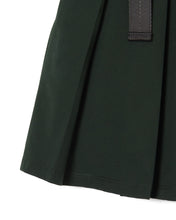 画像をギャラリービューアに読み込む, (WOMEN) THUNDER STRIPES ADJUSTABLE SKIRT - GREEN