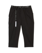 画像をギャラリービューアに読み込む, #ADJUSTABLE CROPPED CHINO PANTS - BLACK