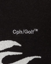 画像をギャラリービューアに読み込む, #HORIZONTAL FIRE KNIT POLO - BLACK