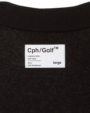画像をギャラリービューアに読み込む, #HORIZONTAL FIRE KNIT POLO - BLACK
