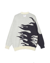 画像をギャラリービューアに読み込む, #HORIZONTAL FIRE KNIT POLO - CREAM