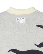 画像をギャラリービューアに読み込む, #HORIZONTAL FIRE KNIT POLO - CREAM