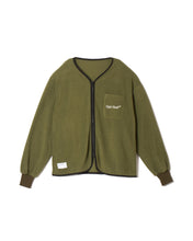 画像をギャラリービューアに読み込む, #MICRO FLEECE NO COLLAR JACKET - KHAKI