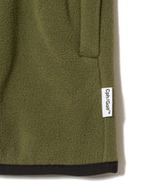 画像をギャラリービューアに読み込む, #MICRO FLEECE NO COLLAR JACKET - KHAKI