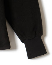 画像をギャラリービューアに読み込む, #MICRO FLEECE NO COLLAR JACKET - BLACK