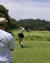 画像をギャラリービューアに読み込む, (WOMEN) THUNDER STRIPES ADJUSTABLE SKIRT - GREEN