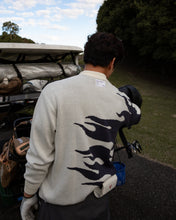 画像をギャラリービューアに読み込む, #HORIZONTAL FIRE KNIT POLO - CREAM