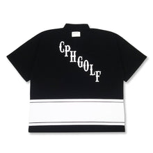 画像をギャラリービューアに読み込む, #HENRY NECK BIG STRIPE POLO - BLACK