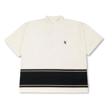 画像をギャラリービューアに読み込む, #HENRY NECK BIG STRIPE POLO - CREAM