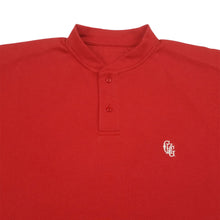 画像をギャラリービューアに読み込む, #HENRY NECK BIG STRIPE POLO - RED