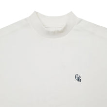 画像をギャラリービューアに読み込む, #HALF MOCK NECK CLASSIC LOGO TEE - WHITE GREEN