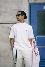 画像をギャラリービューアに読み込む, #HALF MOCK NECK CLASSIC LOGO TEE - WHITE GREEN