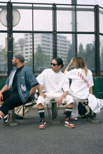 画像をギャラリービューアに読み込む, #HALF MOCK NECK CLASSIC LOGO TEE - WHITE GREEN