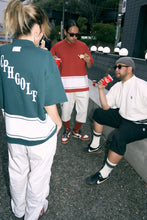 画像をギャラリービューアに読み込む, #HENRY NECK BIG STRIPE POLO - GREEN