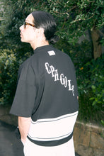 画像をギャラリービューアに読み込む, #HENRY NECK BIG STRIPE POLO - BLACK