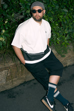 画像をギャラリービューアに読み込む, #HENRY NECK BIG STRIPE POLO - CREAM