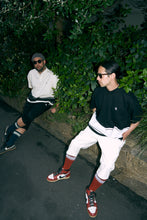 画像をギャラリービューアに読み込む, #HENRY NECK BIG STRIPE POLO - BLACK