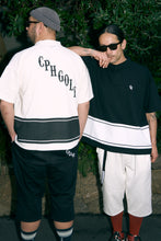 画像をギャラリービューアに読み込む, #HENRY NECK BIG STRIPE POLO - CREAM