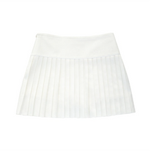 画像をギャラリービューアに読み込む, Shining Pleated Skirt - White

