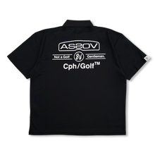 画像をギャラリービューアに読み込む, AS2OV × Cph/Golf™ #OVERSIZED S/S POLO - Black