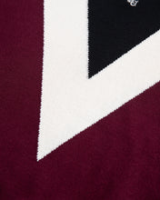 画像をギャラリービューアに読み込む, Club Jaquard Mock Knit - Burgundy