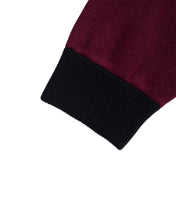画像をギャラリービューアに読み込む, Club Jaquard Mock Knit - Burgundy