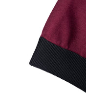 画像をギャラリービューアに読み込む, Club Jaquard Mock Knit - Burgundy