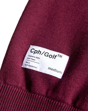 画像をギャラリービューアに読み込む, Club Jaquard LS Polo - Burgundy