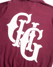 画像をギャラリービューアに読み込む, Club Jaquard LS Polo - Burgundy