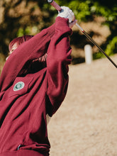 画像をギャラリービューアに読み込む, Club Jaquard LS Polo - Burgundy