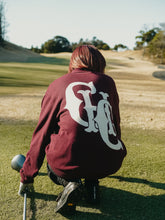 画像をギャラリービューアに読み込む, Club Jaquard LS Polo - Burgundy
