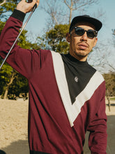 画像をギャラリービューアに読み込む, Club Jaquard Mock Knit - Burgundy