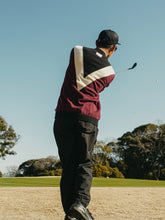 画像をギャラリービューアに読み込む, Club Jaquard Mock Knit - Burgundy