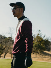 画像をギャラリービューアに読み込む, Club Jaquard Mock Knit - Burgundy