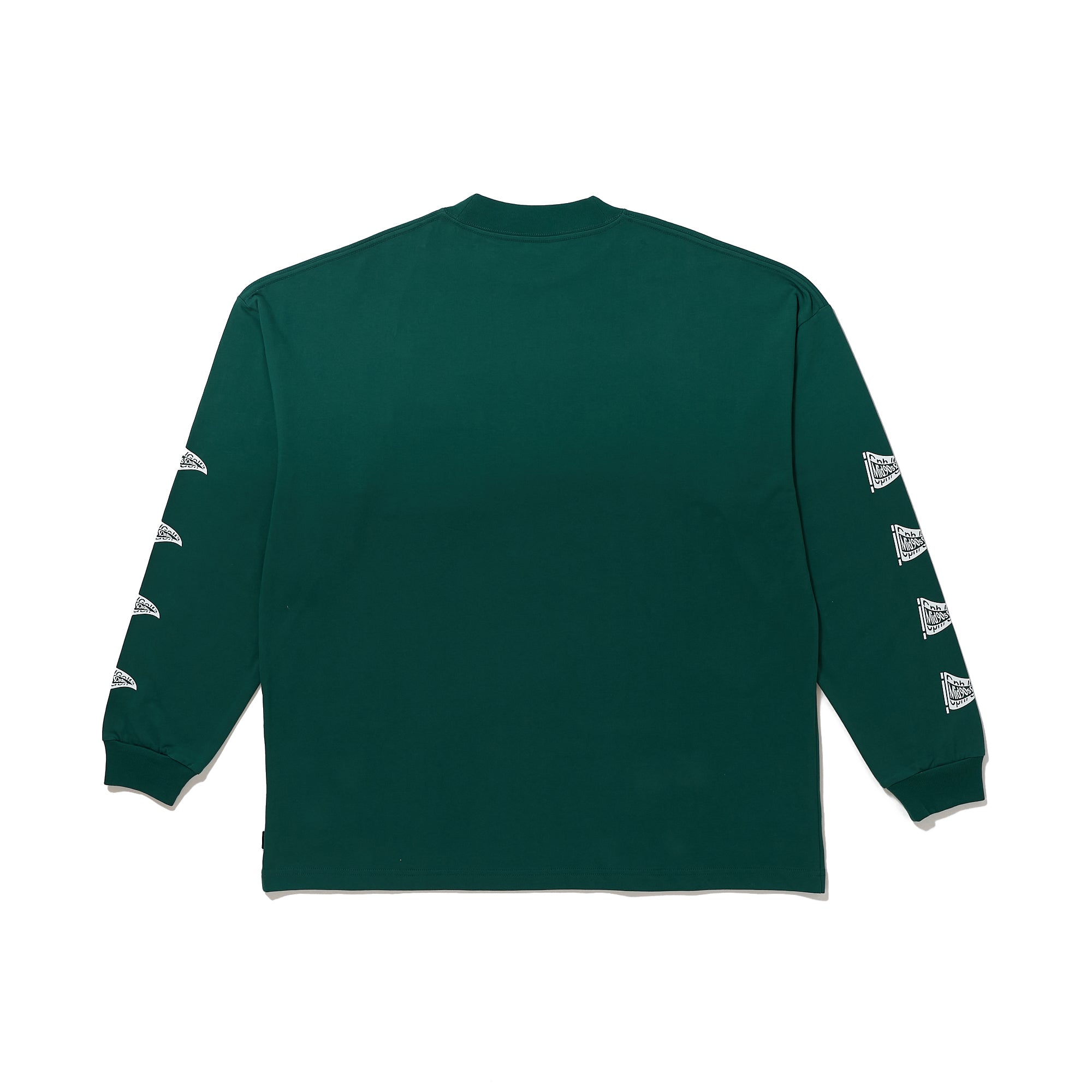 Mid 90s Club × Cph/Golf™️ × SHELTECH MOCK NECK L/S TEE - Green