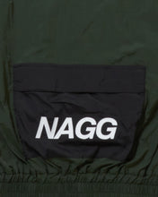 画像をギャラリービューアに読み込む, #NAGG HOOD IN NYLON JACKET - Green
