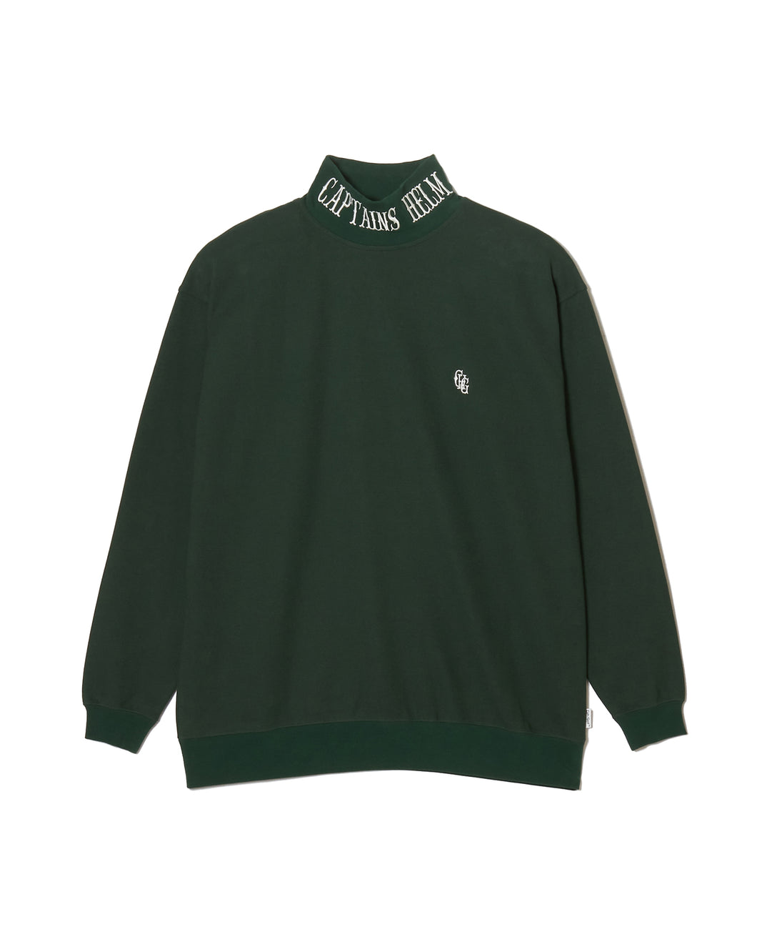#CLUB TURTLE NECK LS TEE - Green