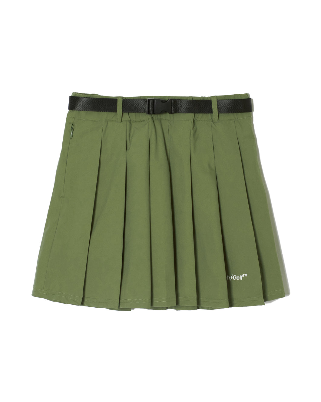 #THUNDER STRIPES W-P SKIRT - Green
