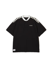 画像をギャラリービューアに読み込む, #THUNDER STRIPES HENRY POLO - BLACK
