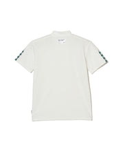 画像をギャラリービューアに読み込む, (WOMEN) THUNDER STRIPES MOCK NECK TEE - WHITE
