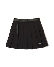 画像をギャラリービューアに読み込む, (WOMEN) THUNDER STRIPES ADJUSTABLE SKIRT - BLACK
