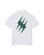 画像をギャラリービューアに読み込む, (WOMEN) THUNDER STRIPES POLO - WHITE
