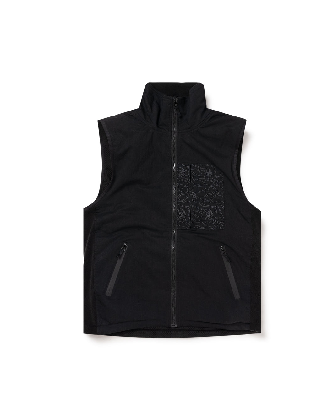 Keating Fleece Vest - Black