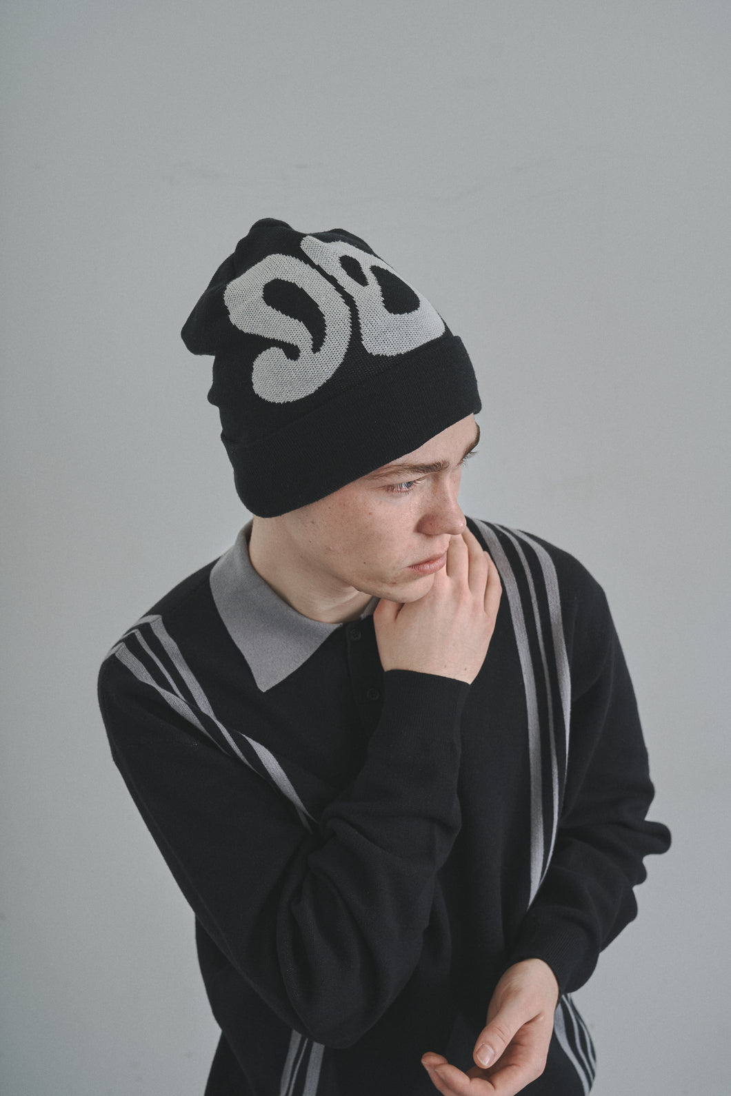 Big Logo Beanie - Black