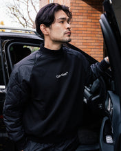 画像をギャラリービューアに読み込む, #QUILTED ARM PULLOVER - BLACK
