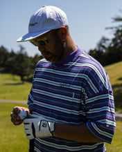 画像をギャラリービューアに読み込む, SHELTECH® × Cph/Golf™️ #MULTI BORDERMOCK NECK S/S TEE - Purple
